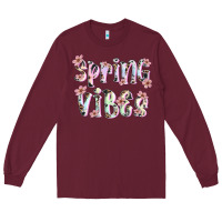 Burgundy spring vibes Long Sleeve Tee - Artiststas