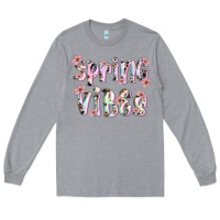 Heather Grey spring vibes Long Sleeve Tee - Artiststas