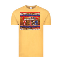 Vintage Mustard 4th of July sparkler tribe Vintage Tee - HRA Design Shop