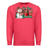 Cardinal tis the season to sparkle snowman Premium Sweatshirt - MaliasSmallBusiness