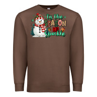 Chestnut tis the season to sparkle snowman Premium Sweatshirt - MaliasSmallBusiness