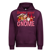 Mauve Wine Gnome sweet gnome Valentine's Day Urban Hoodie - HowdyJamesFarm