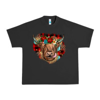 Pigment Black christmas cow gemstone Urban Heavy Tee - JahusDesignShop