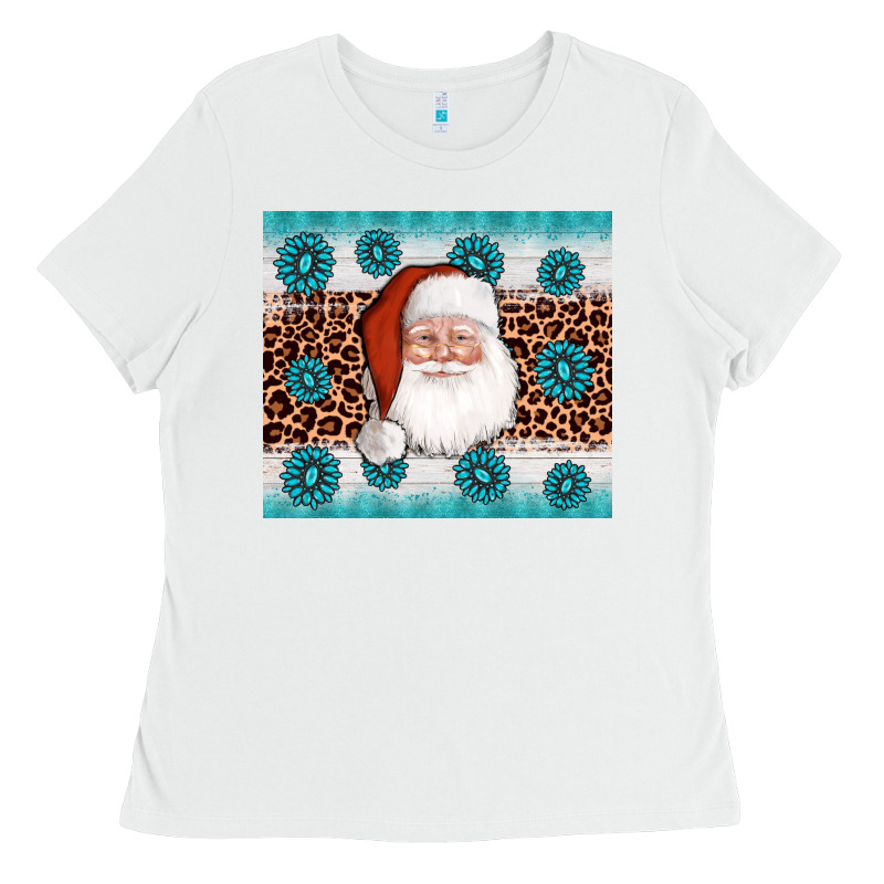 Santa Gemstone Ladies Tee by AdoDesignShop | Teevron