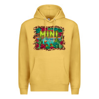Antique Gold mini cita serape background Premium Hoodie - BarkalooDesign