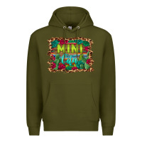 Army Green mini cita serape background Premium Hoodie - BarkalooDesign