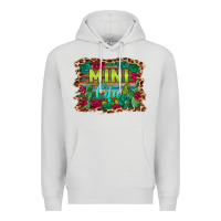Dove Grey mini cita serape background Premium Hoodie - BarkalooDesign