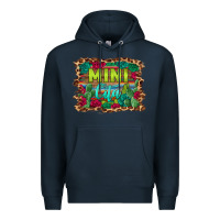 Navy mini cita serape background Premium Hoodie - BarkalooDesign