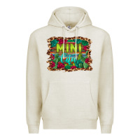 Oatmeal Heather mini cita serape background Premium Hoodie - BarkalooDesign