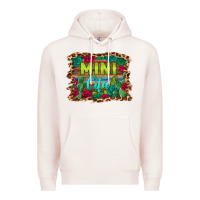 Pale Pink mini cita serape background Premium Hoodie - BarkalooDesign