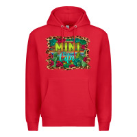 Red mini cita serape background Premium Hoodie - BarkalooDesign