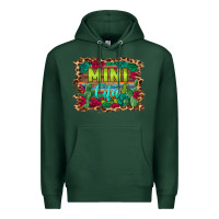 Sports Green mini cita serape background Premium Hoodie - BarkalooDesign