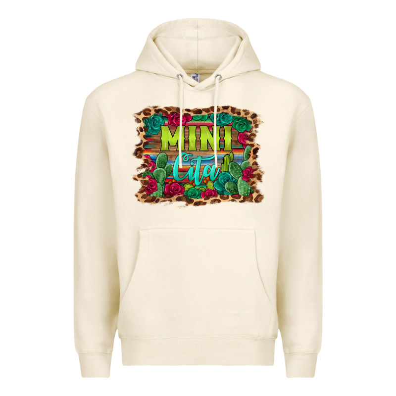 Mini Cita Serape Background Premium Hoodie by BarkalooDesign | Teevron