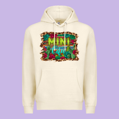 Mini Cita Serape Background Premium Hoodie Designed By Barkaloodesign