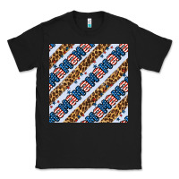 Black american mama leopard seamless pattern Classic Tee - BundleAndBundleShop