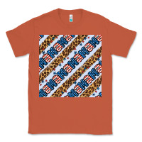 Copper american mama leopard seamless pattern Classic Tee - BundleAndBundleShop