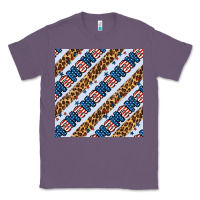 Lavender american mama leopard seamless pattern Classic Tee - BundleAndBundleShop
