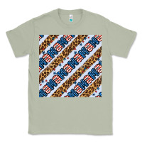 Matcha american mama leopard seamless pattern Classic Tee - BundleAndBundleShop