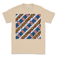 Mushroom american mama leopard seamless pattern Classic Tee - BundleAndBundleShop