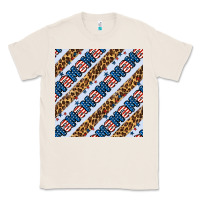 Natural american mama leopard seamless pattern Classic Tee - BundleAndBundleShop