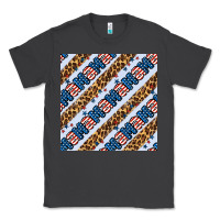 Smoke american mama leopard seamless pattern Classic Tee - BundleAndBundleShop