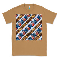 Toasted Coconut american mama leopard seamless pattern Classic Tee - BundleAndBundleShop