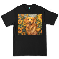 Black golden retriever Premium Tee - Unal Design