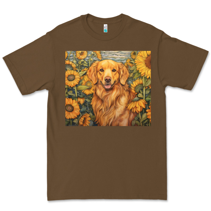 Golden Retriever Premium Tee by Unal Design | Teevron