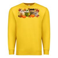 Lemon pumpkin spice Premium Sweatshirt - MaliasSmallBusiness