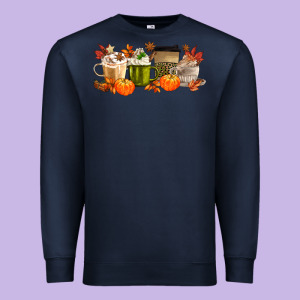 Pumpkin Spice Premium Sweatshirt Designed By Maliassmallbusiness