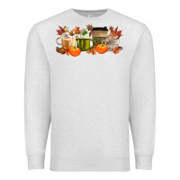 Oatmeal Heather pumpkin spice Premium Sweatshirt - MaliasSmallBusiness