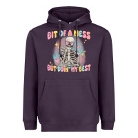 Plum bit of a mess but doing my best Heavyweight Hoodie - MaliasSmallBusiness