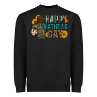 Black happy mothers day Heavyweight Sweatshirt - RacoonDesign
