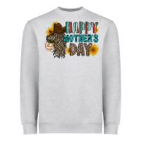 Heather Grey happy mothers day Heavyweight Sweatshirt - RacoonDesign
