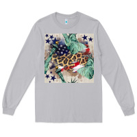 Moon Dust statue of liberty leopard Long Sleeve Tee - BundleAndBundleShop