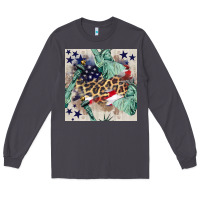 Smoke statue of liberty leopard Long Sleeve Tee - BundleAndBundleShop