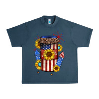 Midnight Navy 4th of july coffee cup Urban Heavy Tee - JahusDesignShop