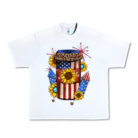 White 4th of july coffee cup Urban Heavy Tee - JahusDesignShop