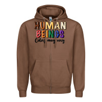 Chestnut human beings colors may vary Zipper Hoodie - MaliasSmallBusiness
