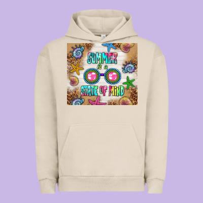 Summer Is A State Of Mind Urban Hoodie Designed By Tumblerdesignbyshophia