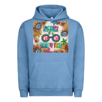 Pigment Pebble Blue summer is a state of mind Urban Hoodie - TumblerDesignByShophia