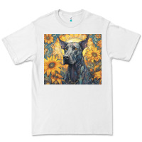 White great dane Premium Tee - Unal Design