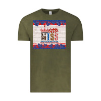 Vintage Olive 4th of july little miss America Vintage Tee - HRA Design Shop