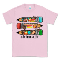 Bubblegum Pink #teacherlife pencils Classic Tee - JahusDesignShop