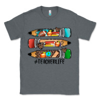 Charcoal Heather #teacherlife pencils Classic Tee - JahusDesignShop