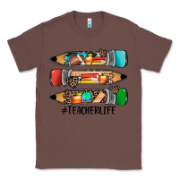 Chestnut #teacherlife pencils Classic Tee - JahusDesignShop