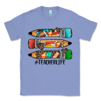 Colony Blue #teacherlife pencils Classic Tee - JahusDesignShop