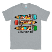 Heather Grey #teacherlife pencils Classic Tee - JahusDesignShop