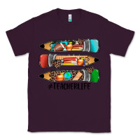Plum #teacherlife pencils Classic Tee - JahusDesignShop