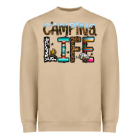 Mushroom camping life Heavyweight Sweatshirt - CowhideDigitalArt